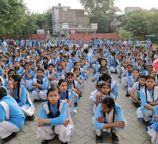 Awareness program on child security with 2200 student at government Inter college Gazipur